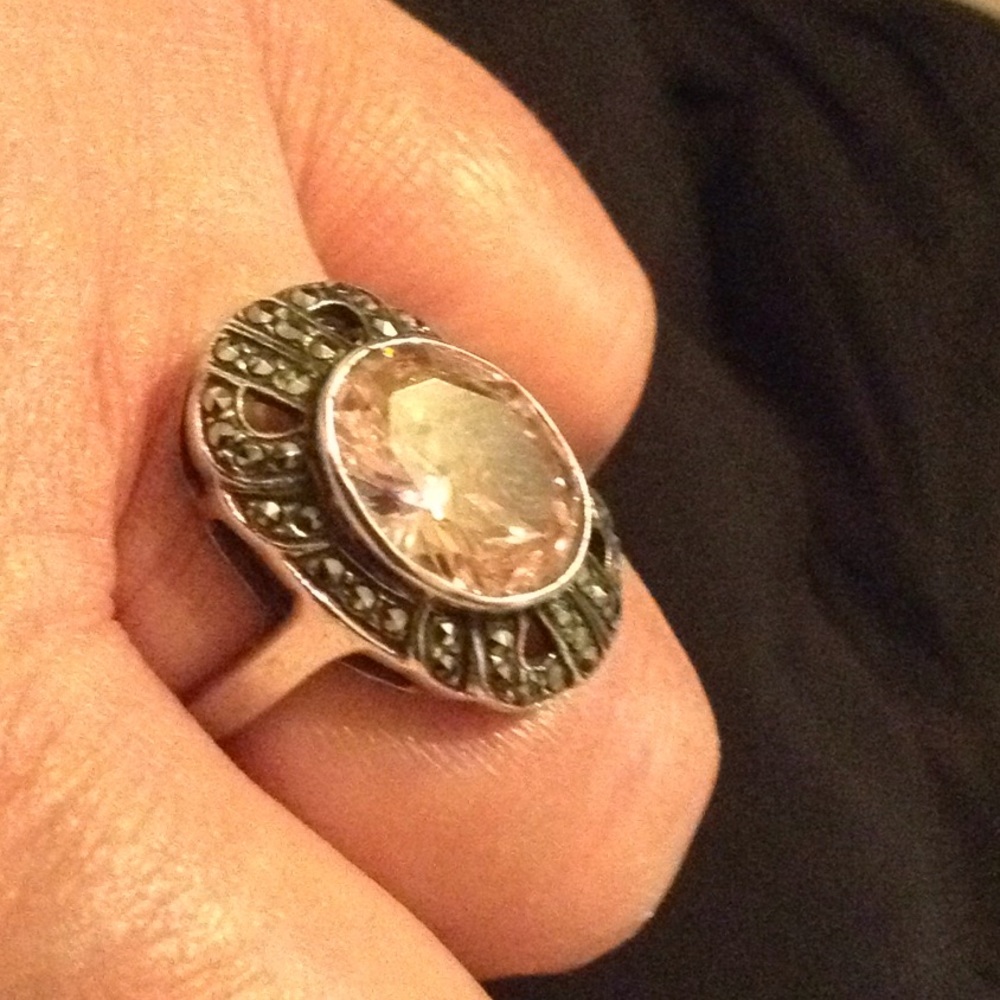 VINTAGE STERLING SILVER 925 STAMPED RING - Picture 7 of 7